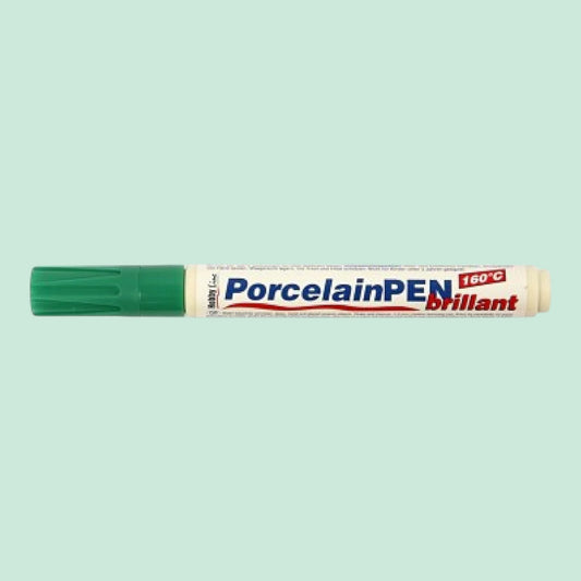 Kreul Porcelain PEN Brillant, Grün , 2-4 mm, zum Einbrennen