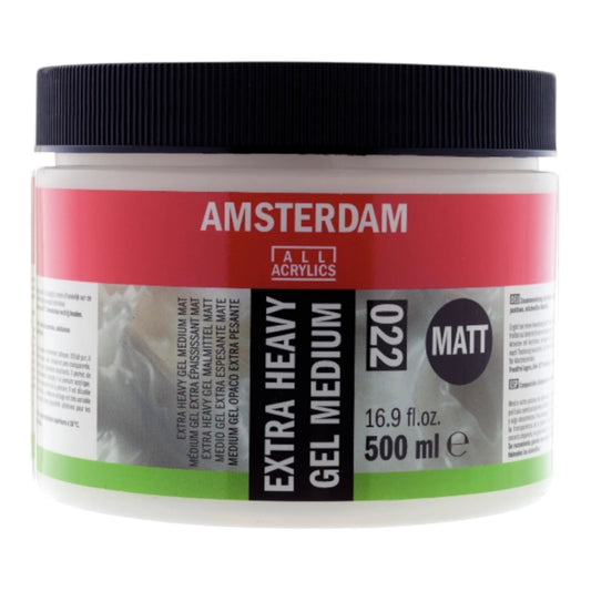 Amsterdam Extra Heavy Gel Malmittel Matt – 500 ml (Gefäß 022)