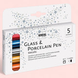 Kreul Glass & Porzellan 5er-Pack Metalic
