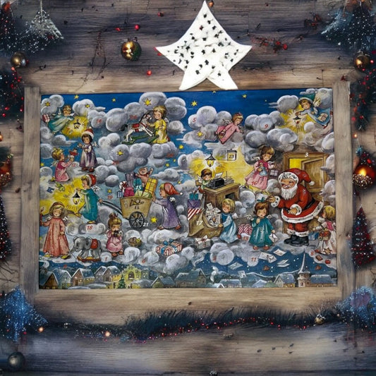 postcard Advent calendar