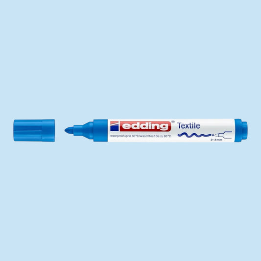 Edding 4500 Textile Marker – 2-3 mm Rundspitze, Blau