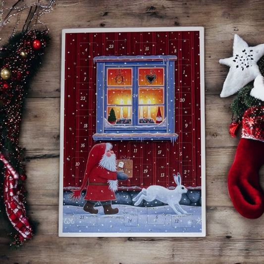 postcard Advent calendar
