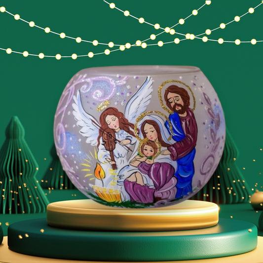 tealight holder Nativity Scene