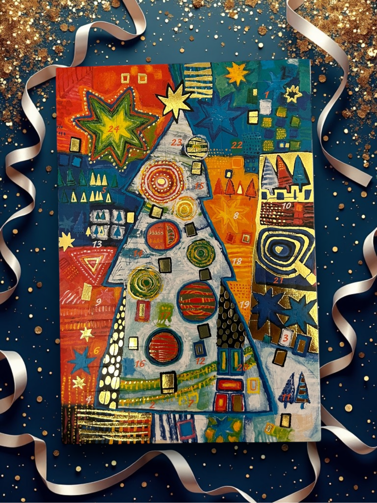 postcard Advent calendar