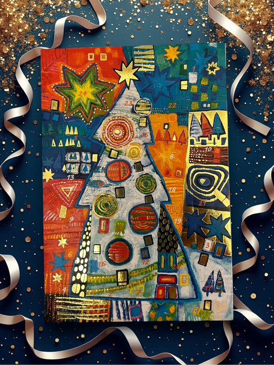 postcard Advent calendar