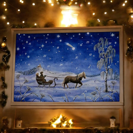 postcard Advent calendar