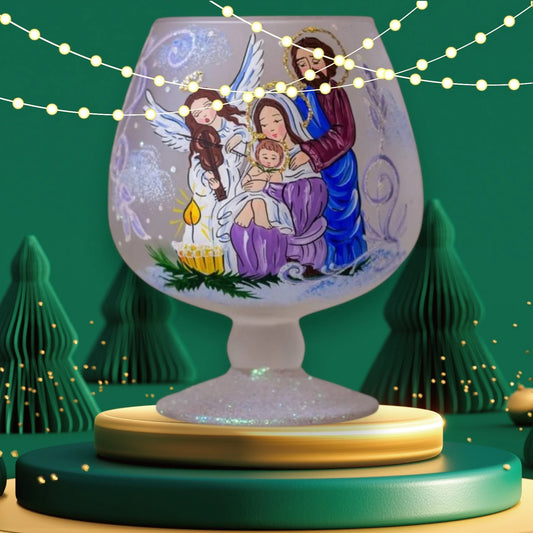 tealight holder Nativity Scene