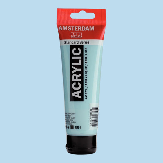 Amsterdam Standard Series Acrylfarbe - Himmelblau Hell 551