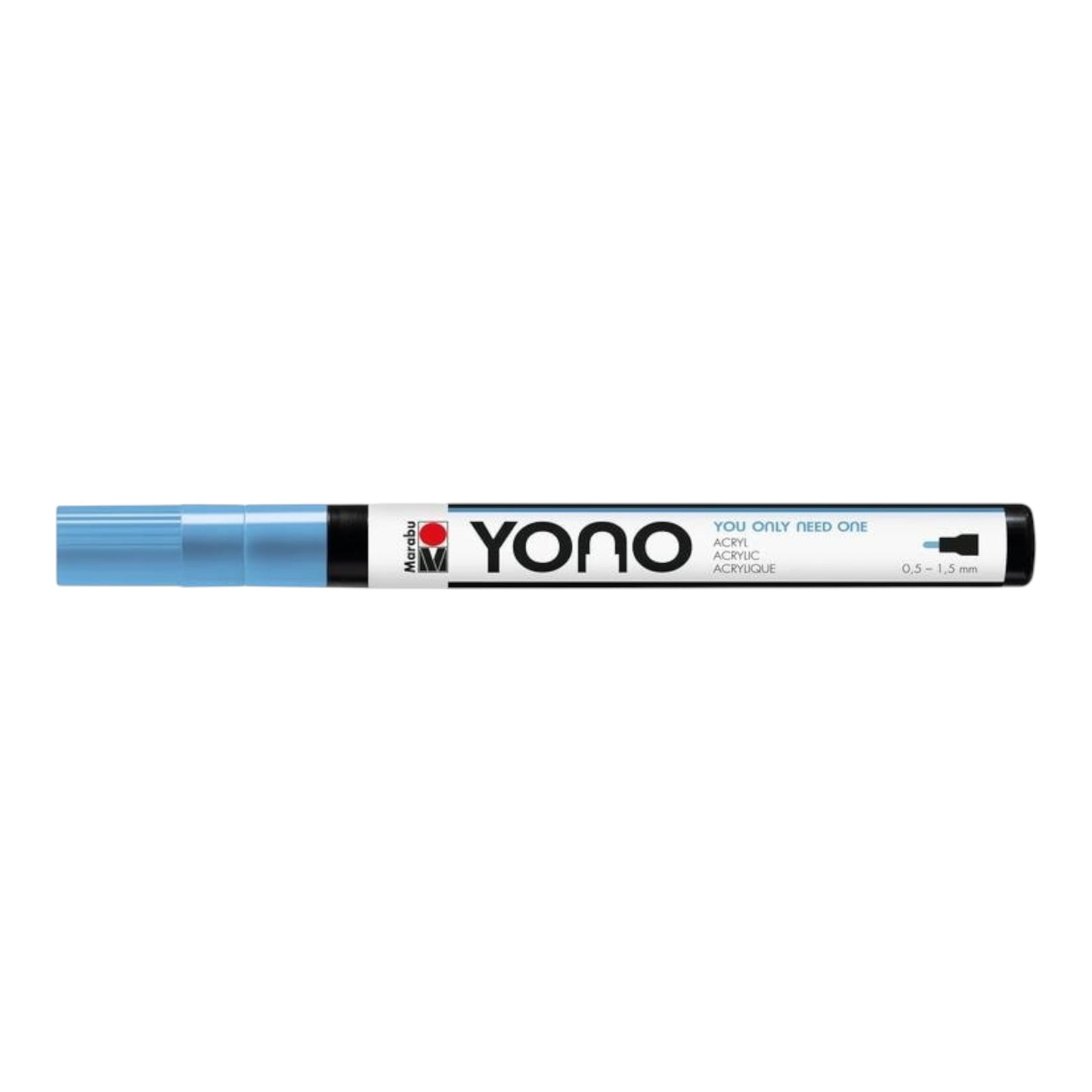 Acrylmarker YONO 0.5 - 1.5 mm Pastellblau