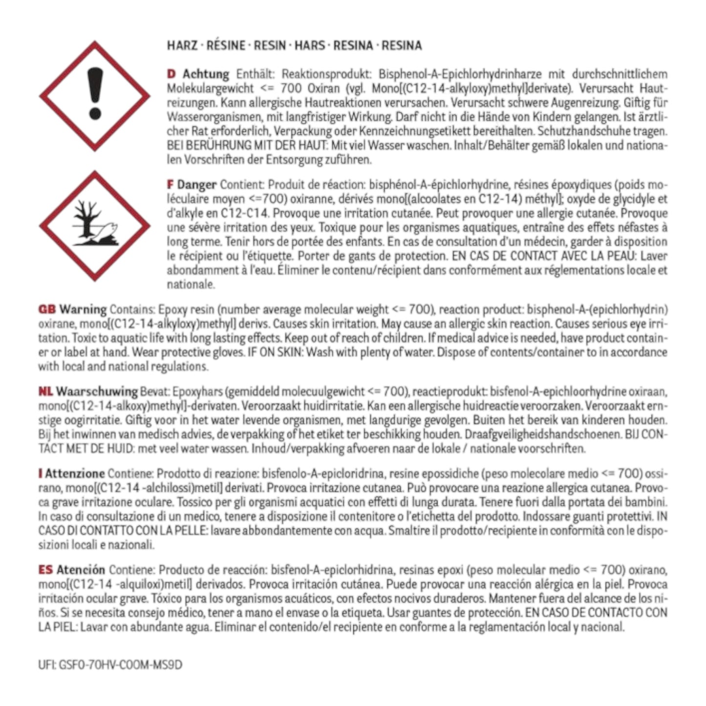 Rayher Art Resin Epoxyharz – 2 x 118 ml (4 oz) – SB-Blister, 2 Flaschen