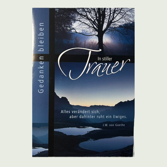 Postkarte „In stiller Trauer“