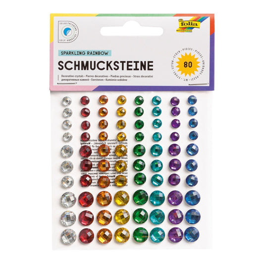 Folia Schmucksteine Selbstklebend Sparkling Rainbow