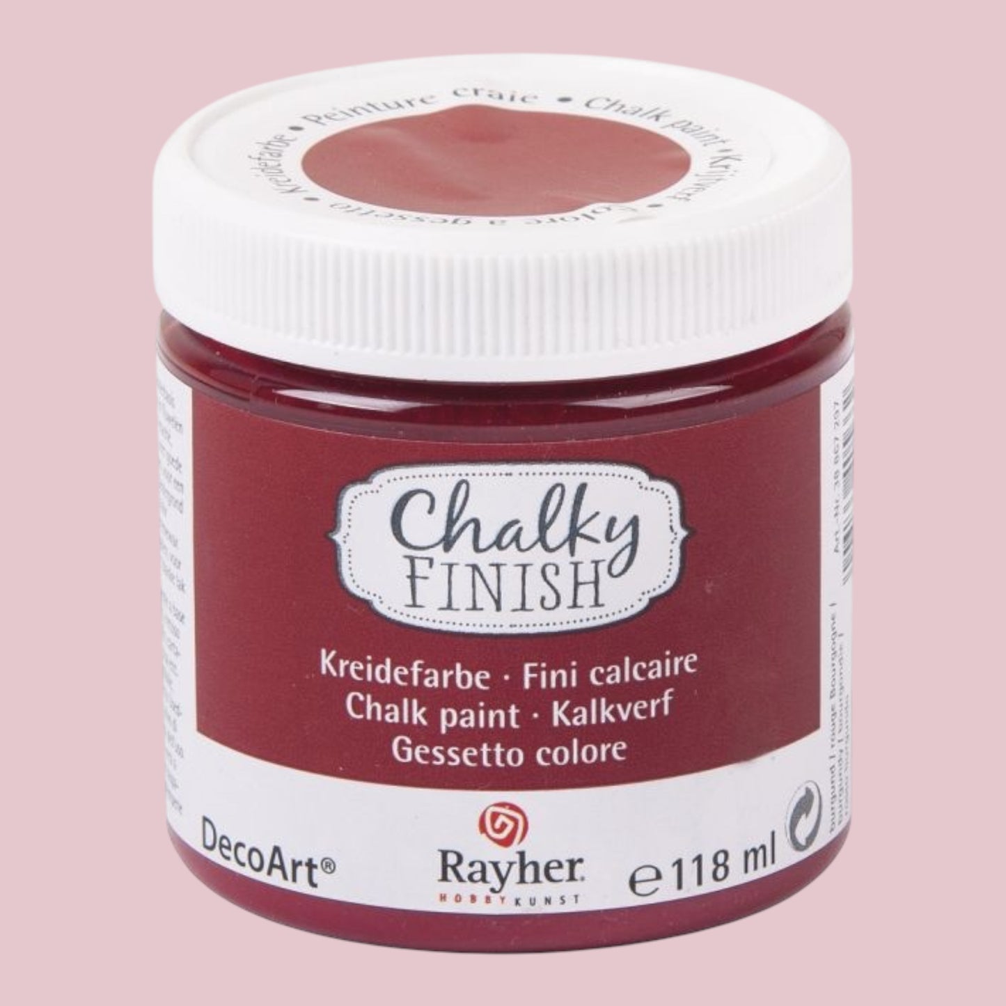 Rayher Chalky-Finish Kreidefarbe – Burgun