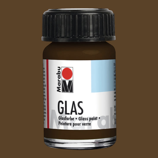 Marabu Transparent Glasfarbe, Kakao 295 , 15 ml