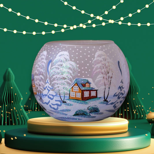 Winter Magic tealight holder