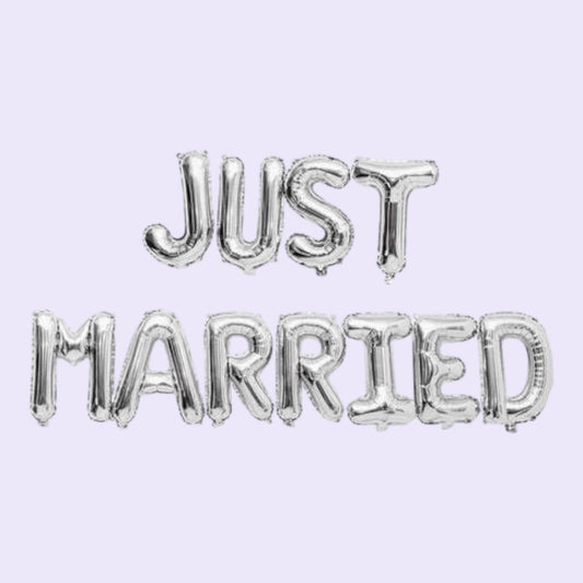 Folienballon Just Married – 40cm