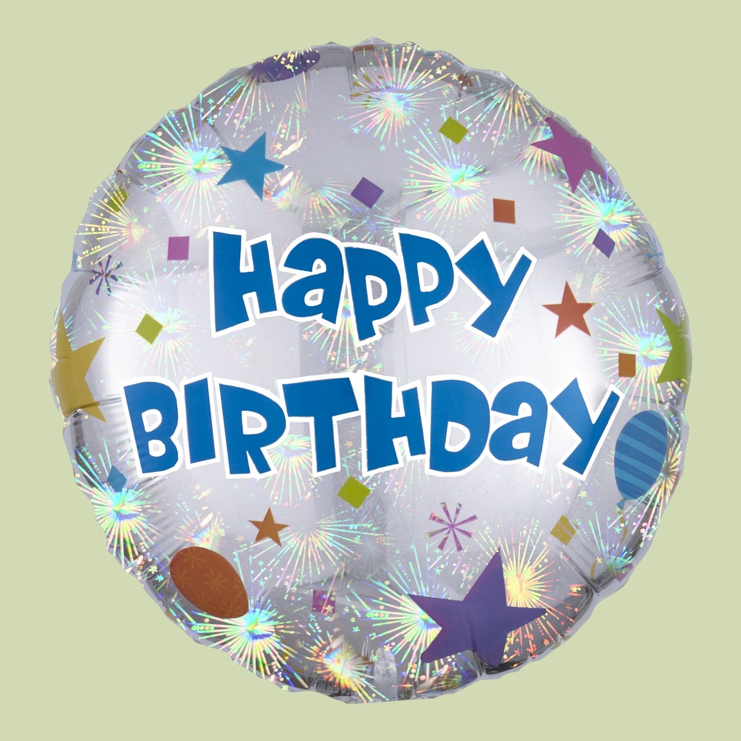 Foil Balloon Round Happy Birthday 45cm