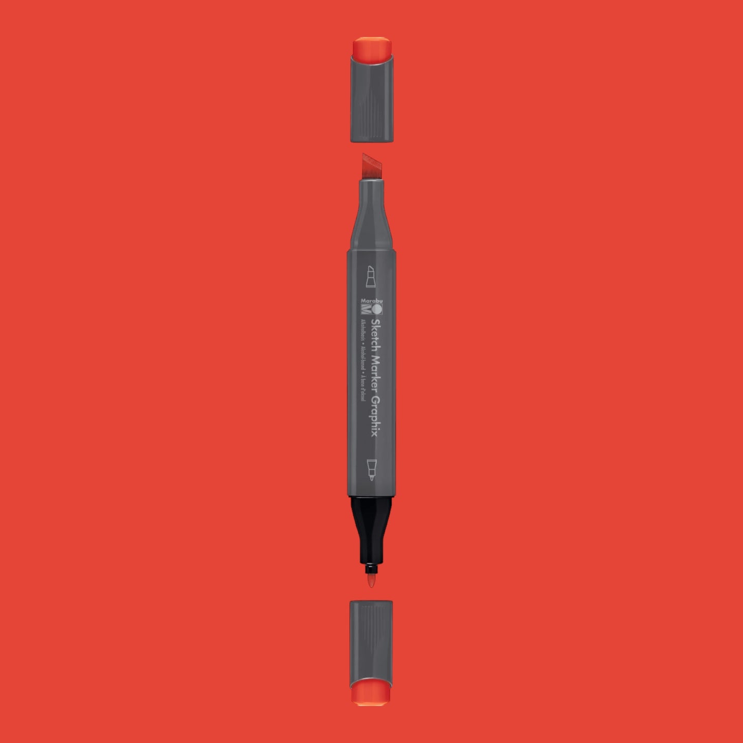 Marabu Sketch Marker Graphix.
Vermilion 936