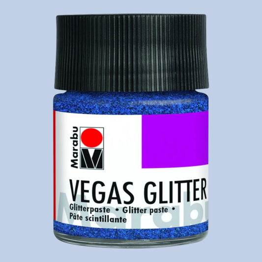 Marabu Glitterpaste, Vegas Glitter Saphir 594