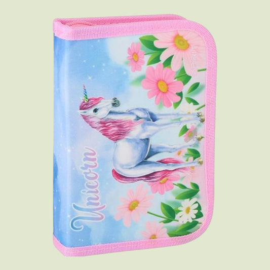 Schüler Etui "UNICORN MAGIC" 1-Zipp, 50-tlg.