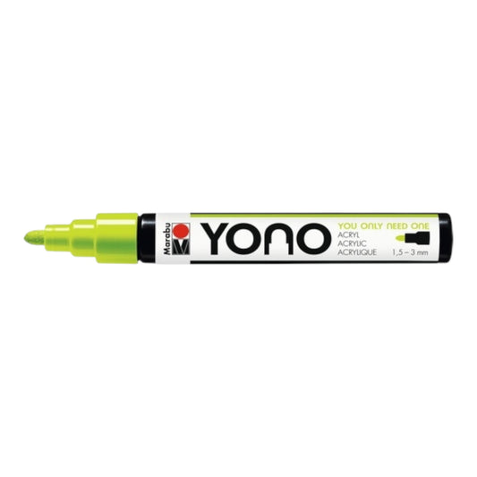 YONO Acrylmarker – Gelbgrün (Lime) (1.5–3 mm)