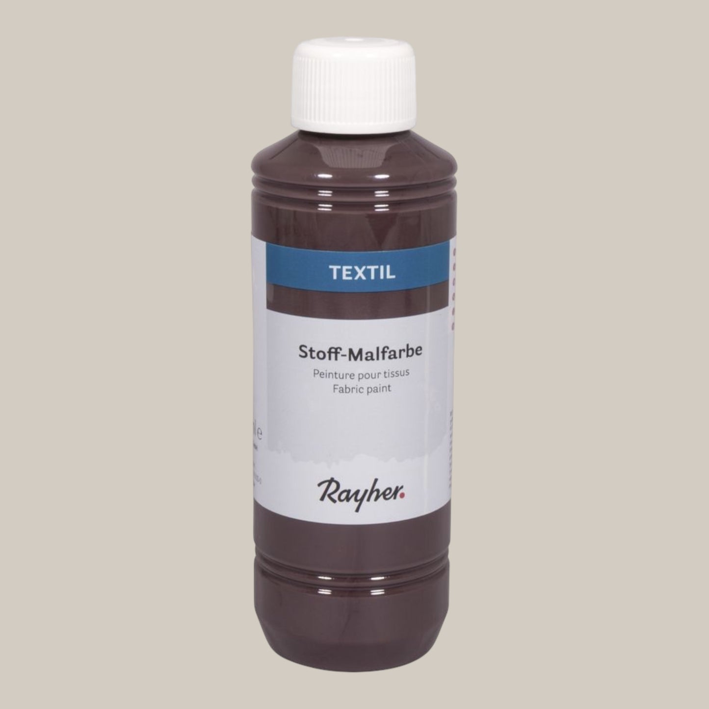 Rayher Textil fabric paint, nougat, 250ml