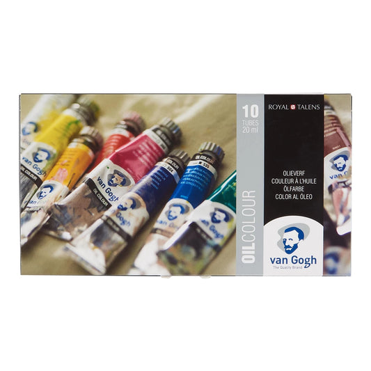 Van Gogh Basic Set of Oil Paints with 10 colors in 20 ml tubes