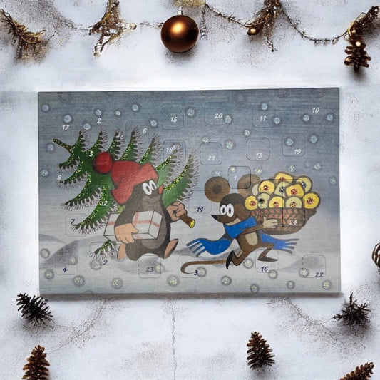 postcard Advent calendar