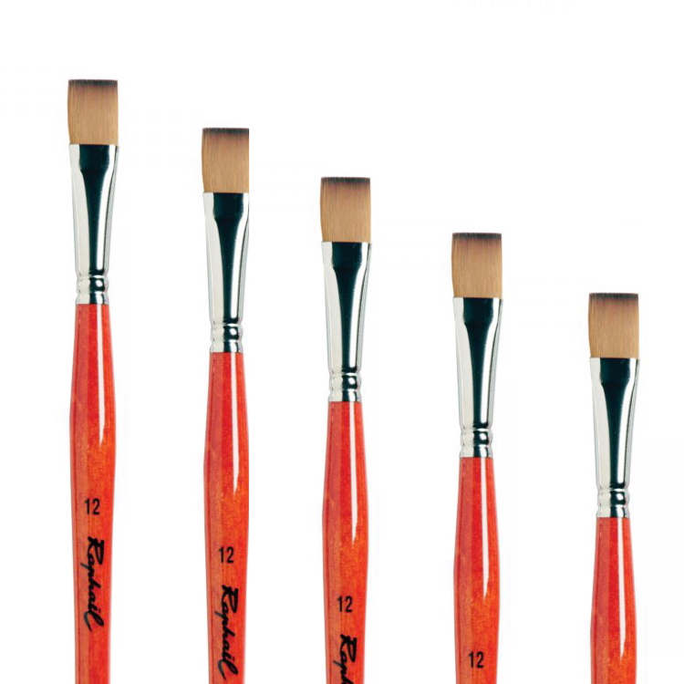 Raphaël Kaerell Oil Acrylic Brush Watercolor Brush Series 879 Flat
