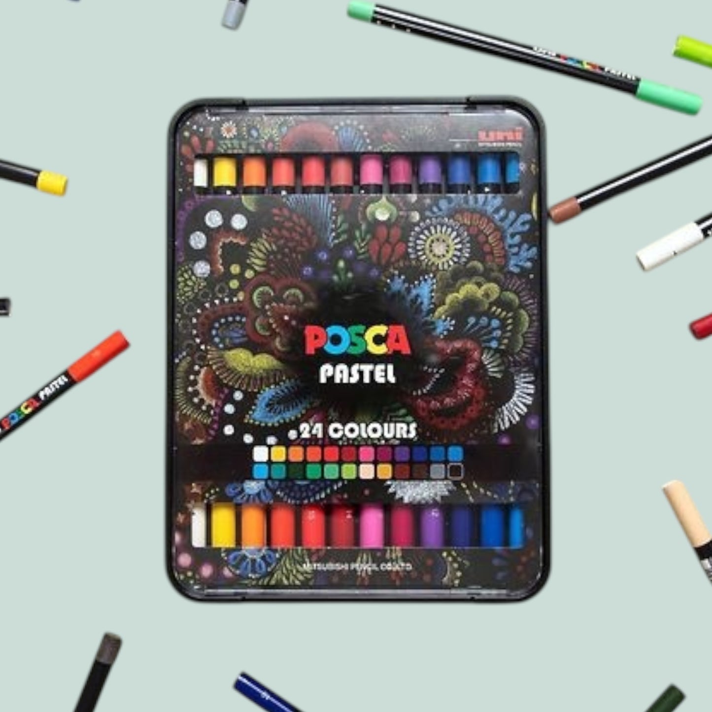 Posca Wachsmalstifte – 24 Stück