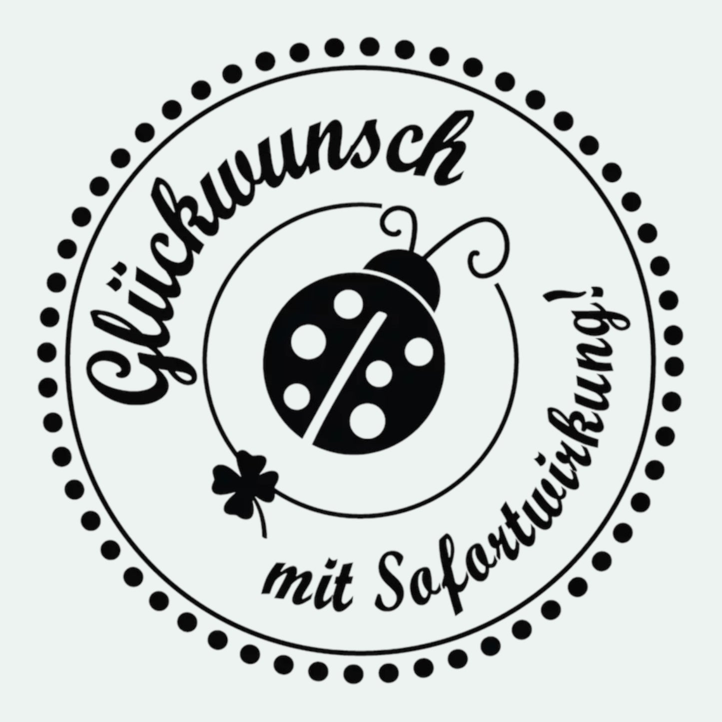 Rayher Holzstempel Glückwunsch mit …. Ø 3 cm