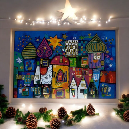 postcard Advent calendar