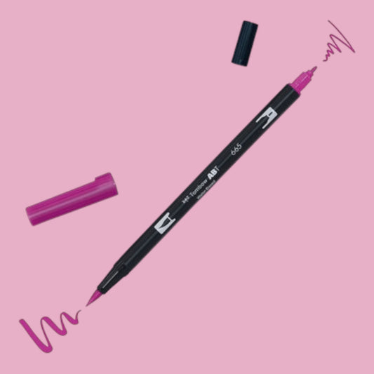 Tombow ABT Dual Brush Pen 665 Purple