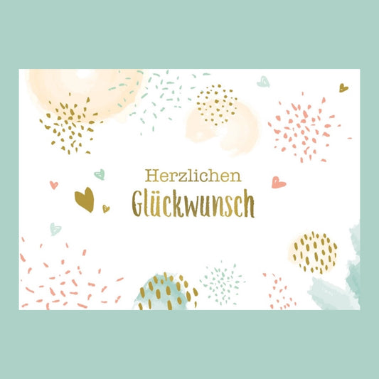 Postcard. Congratulations