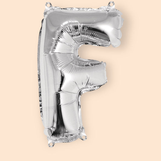 Folienballon, Buchstabe F 40cm