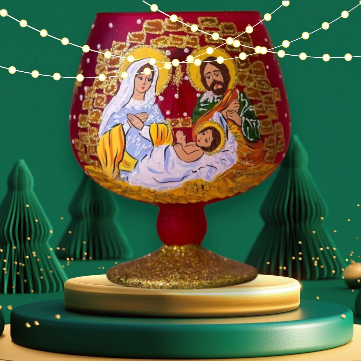 Goleo Teelichtlampe - Nativity Light