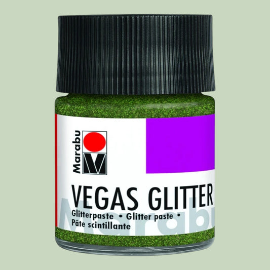 Marabu Glitterpaste, Vegas Glitter Grün 567