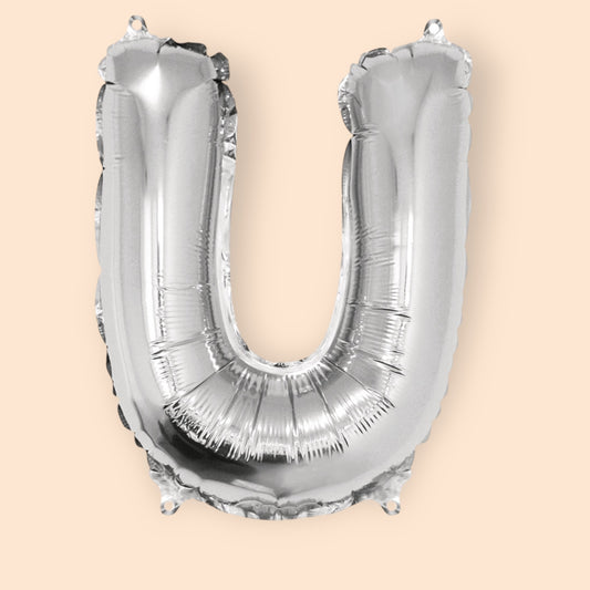Folienballon, Buchstabe U 40cm