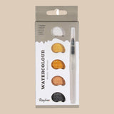Rayher watercolor set of 5 metallic