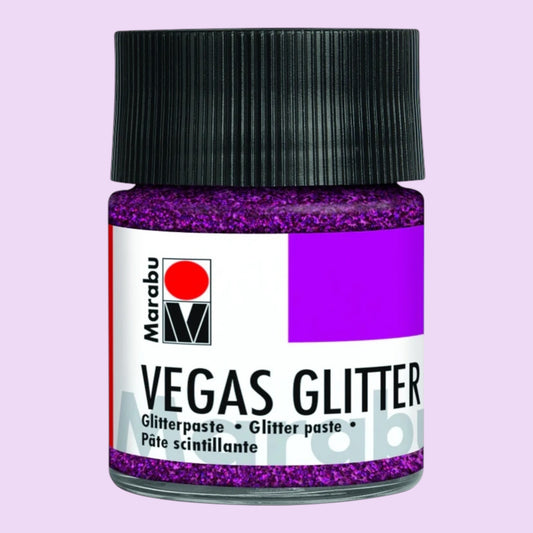 Marabu Glitterpaste, Vegas Glitter Rosa 533