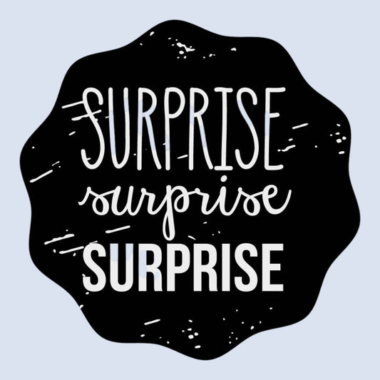 Woodies wooden stamp Surprise Ø 3 cm