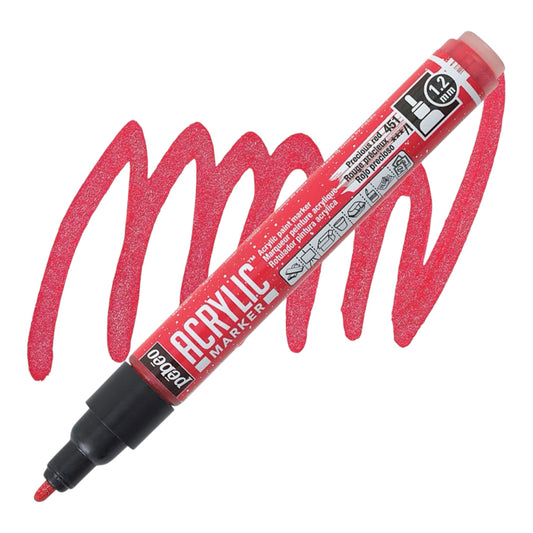 Pébéo Acrylic Marker – Precious Red 51, 1.2 mm