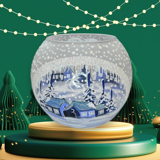 tealight holder Winter Evening