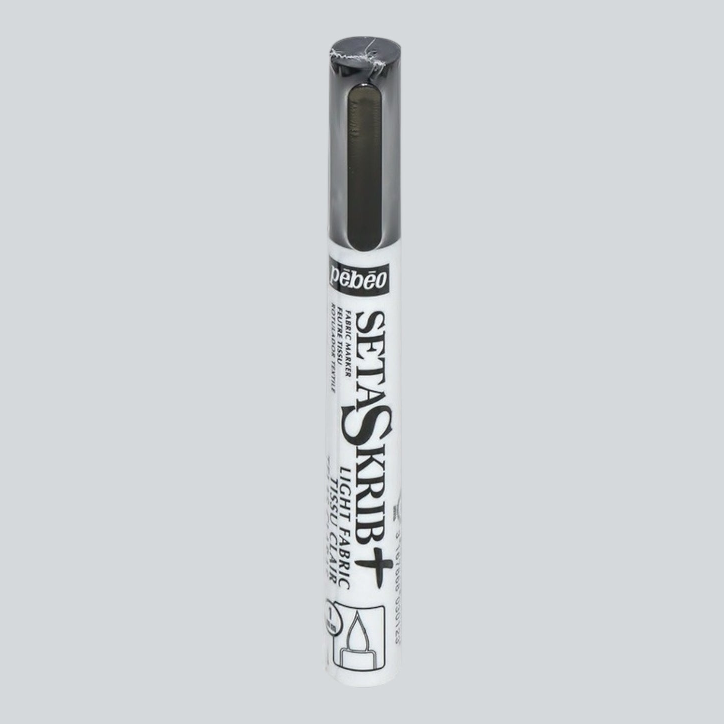 Pébéo SetaSkrib+ Stoffmalstift – Grau , für helle Stoffe
