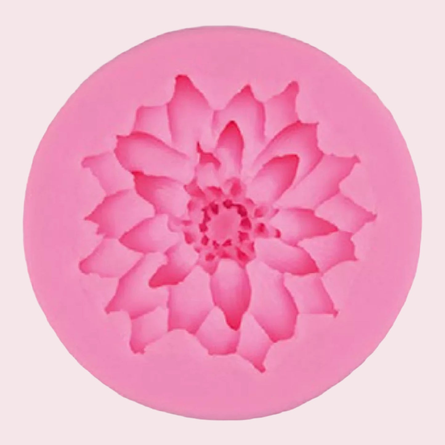 Silikonform mit Blumenmotiv