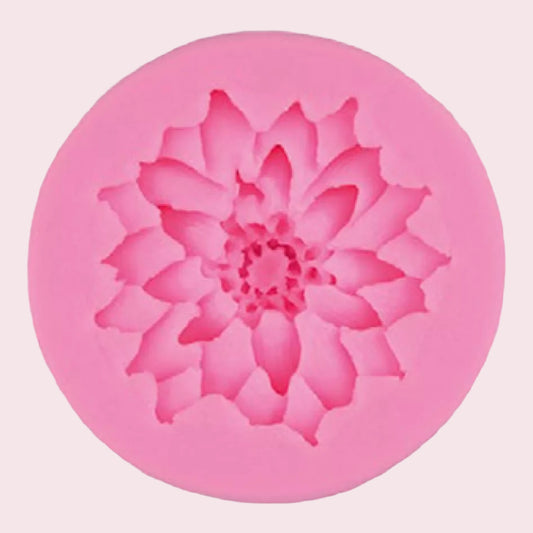 Silikonform mit Blumenmotiv