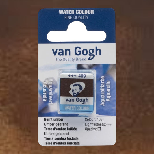 Van Gogh Aquarellfarbe Näpfchen Umbra Gebrannt 409