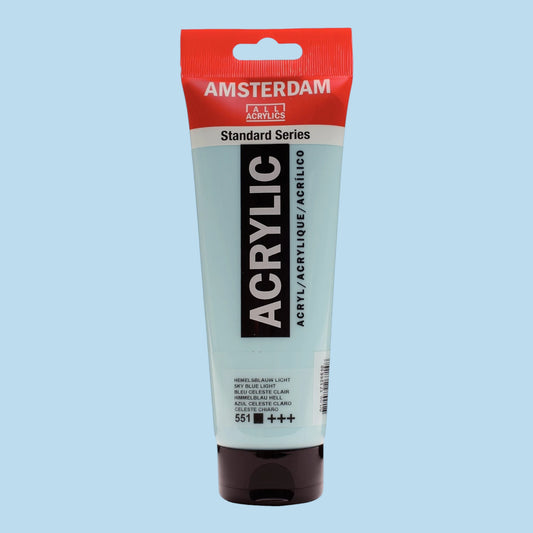 Amsterdam Standard Series Acrylfarbe - Himmelblau Hell 551