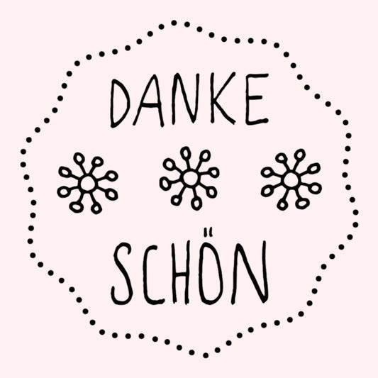 Woodies wooden stamp Thank you Ø 3 cm