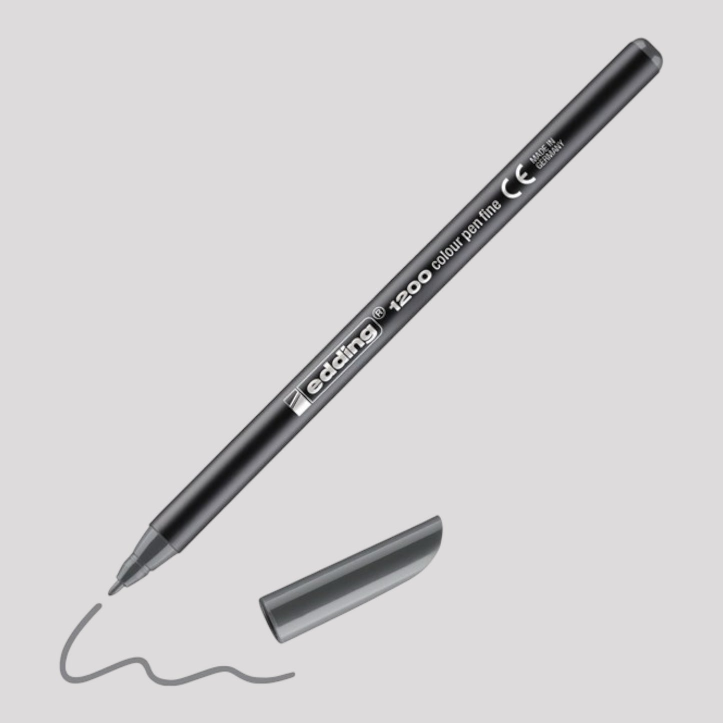 Edding Faserschreiber 1200 Grau 0,5-1mm